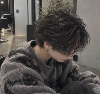 パーマ メンズ ✨メンズカラー支持 率No.1/湘海✨のヘアスタイル