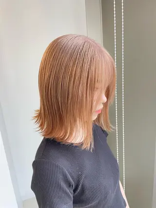 ミディアム 🎗副店長/井上 竜 ブリーチ指名No.1のヘアスタイル