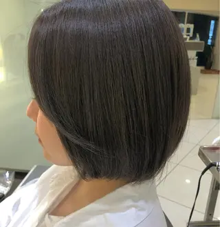 ミディアム レイヤーカット/ ハイライト　千咲季のヘアスタイル
