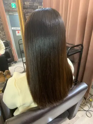 ミディアム 東心斎橋☆豆柴 🐾倶楽部のヘアスタイル