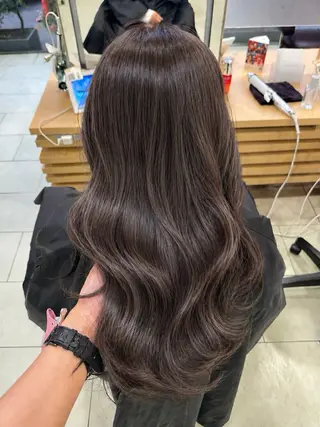 ミディアム カラー レディースカット /カラー🎀おぐりンのヘアスタイル