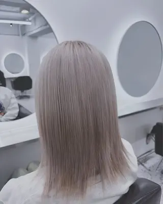 ミディアム 🩵透明感艶髪 縮毛矯正masa🩵のヘアスタイル