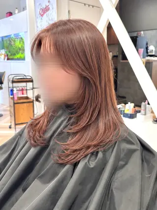 セミロング ✨長岡市韓国レイヤー /髪質改善/山下竣介のヘアスタイル