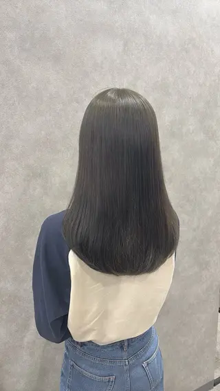 セミロング カラー 透明感カラー/ ブリーチ無し/RYOのヘアスタイル