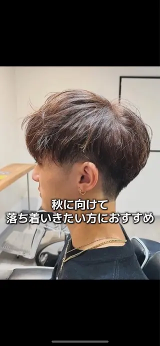 ショート カラー メンズ 🦖櫂斗🦖／ 大宮／透明感カラーのヘアスタイル