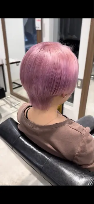 ショート カラー 髙木 利央のヘアスタイル