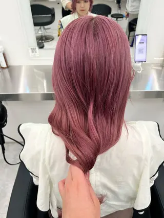 セミロング カラー ヘアアレンジ 愛されカラー🩷 はるなのヘアスタイル