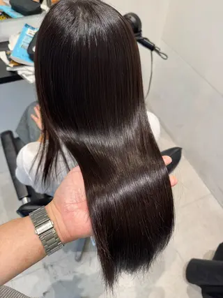 ロング 縮毛矯正/髪質改善 コヤマのヘアスタイル