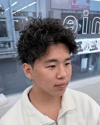 ショート パーマ メンズ 👑メンズ/パーマ/ 小島桐弥👑のヘアスタイル