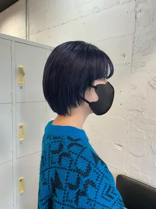 ショート カラー ヘアアレンジ 🎀レイヤー 透明感 カラーyuuri🎀のヘアスタイル