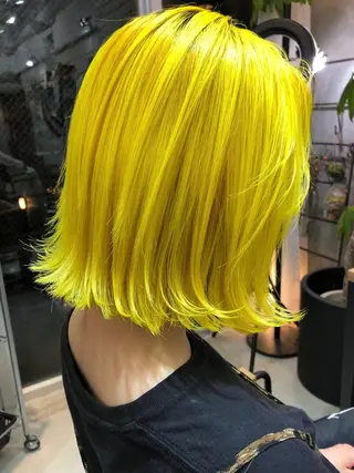 ショート カラー ヘアアレンジ ブリーチダブルカラー 元町三宮/三ノ宮のヘアスタイル