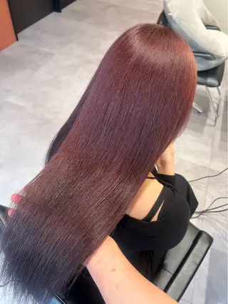 セミロング 似合わせカラー🖤 はると🖤のヘアスタイル