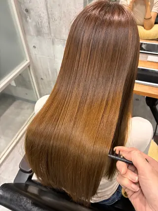 ミディアム newi ナカノのヘアスタイル