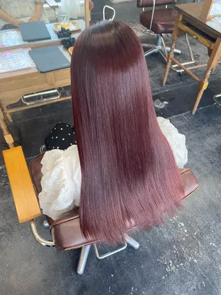 ロング カラー SET-UP りこ🧸のヘアスタイル