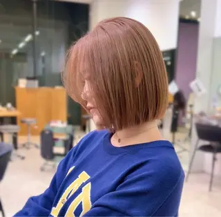 ショート カラー ⭐️似合わせボブ ⭐️かえでのヘアスタイル