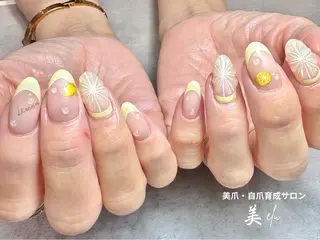 ネイル 美爪・自爪育成サロン 美elu(ビエル)のネイルデザイン