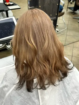 カラー ブリーチカラー/ わきたちえ🌻のヘアスタイル