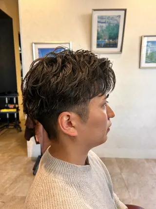 ショート パーマ メンズ 🍁メンズ特化美容師 /関根玲空🍁のヘアスタイル