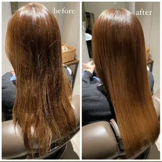 セミロング スパニスト 福井のヘアスタイル