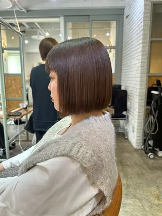 ミディアム 金 春江のヘアスタイル
