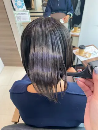 ミディアム 井出 くるみのヘアスタイル