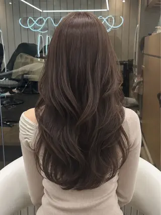 ロング カラー ヘアアレンジ 髪質改善/透明感 カラー/吉田光佑のヘアスタイル