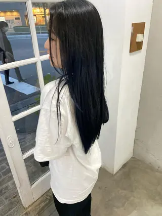 ロング 中谷 友莉花のヘアスタイル