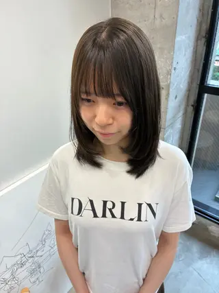 ミディアム newi 天王寺 masakoのヘアスタイル