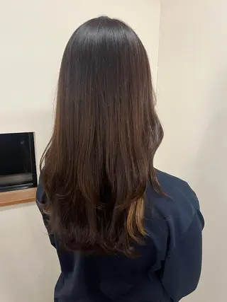 セミロング 坂 瑞希のヘアスタイル