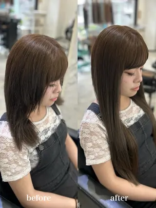 ロング 🩵ララモアナ nazu🩵のヘアスタイル