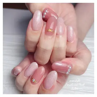 ミディアム ネイル 🐾enen style 🐾のネイルデザイン