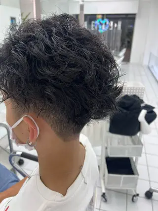 パーマ メンズ 菅 野のヘアスタイル