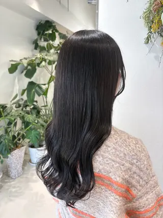 ロング カラー 暖色カラー/艶カラー パーマ/nihoのヘアスタイル