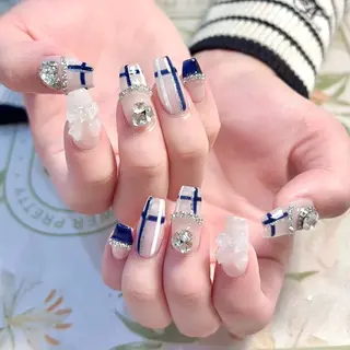 ネイル 🎀kira 長さだし💗モチ最高のネイルデザイン