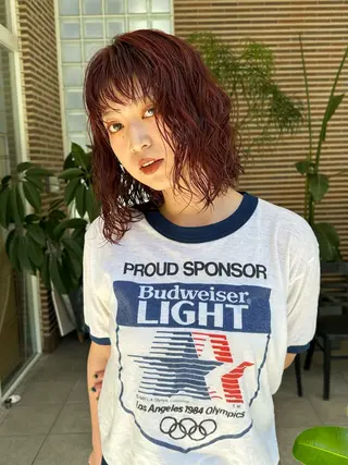 ミディアム カラー Daisy🎀【福岡 美容室】chiakiのヘアスタイル