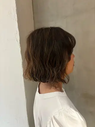 パーマ KINGDOM 萩原あかねのヘアスタイル
