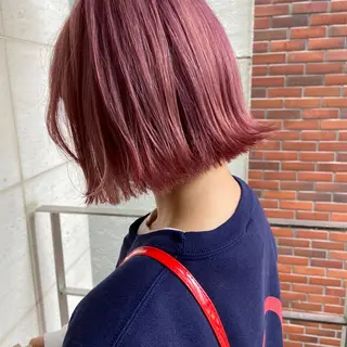ショート カラー ヘアアレンジ Trip大名 AZUのヘアスタイル