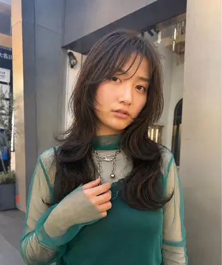 セミロング カラー "Daisy" Rio /大名・天神のヘアスタイル