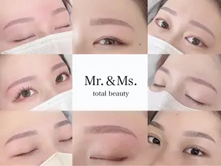 メンズ アイブロウ Mr.&Ms.脱毛/ ピーリング/RINAの眉毛・アイブロウイメージ