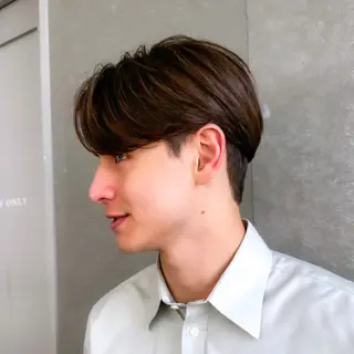 ショート メンズ メンズ💈毛流れパー マ✨メンズカット吉田のヘアスタイル