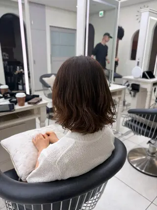 ミディアム 銀座 デジタルパーマ みおこ/Miokoのヘアスタイル