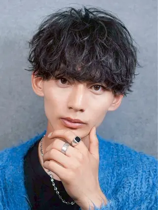 カラー パーマ ヘアアレンジ メンズ 【パーマの達人】 🔥横浜メンズ/允のヘアスタイル
