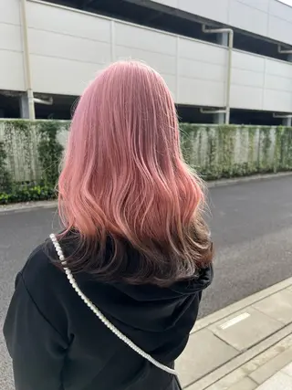 セミロング 🩵albis/めい 大宮/ブリーチ🦋のヘアスタイル