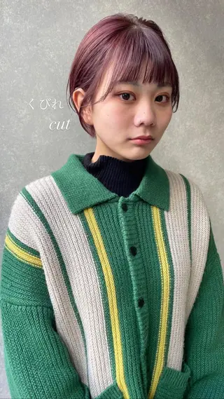 ショート 🎀ボブ＋ハイトーン シュカ👶🏻のヘアスタイル