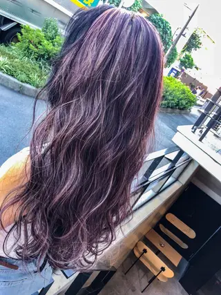 ロング カラー レイヤーカット× 髪質改善たもりのヘアスタイル