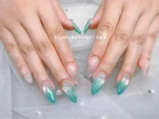 ネイル ラベンダー💖日暮里 ルル💖ネイルのネイルデザイン