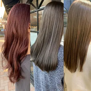ミディアム カラー パーマ ヘアアレンジ メンズ キッズ ネイル マツエク・マツパ アイブロウ hiro【沿線で叶う 似合わせhair】のヘアスタイル