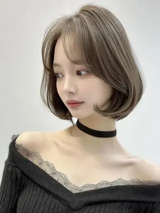 ミディアム FOCUS JAPAN4のヘアスタイル
