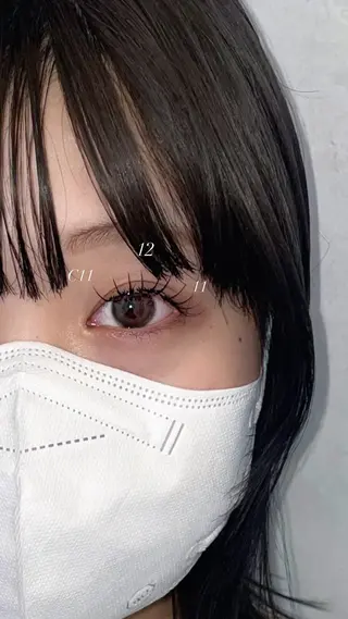 マツエク・マツパ CreBiA🩶 cocoroのマツエク・マツパデザイン