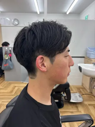 ミディアム メンズ 松澤 侑哉のヘアスタイル